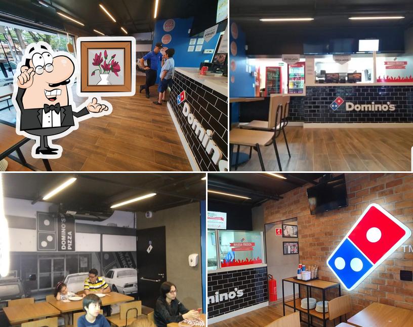 O interior do Domino's Pizza - Indianopolis