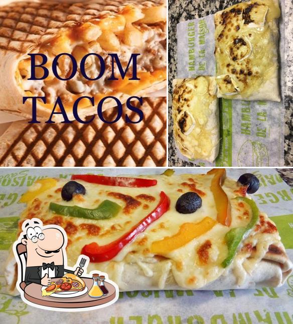 Попробуйте пиццу в "BOOM TACOS"