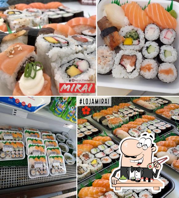 Pide uno de sus diferentes tipos de sushi