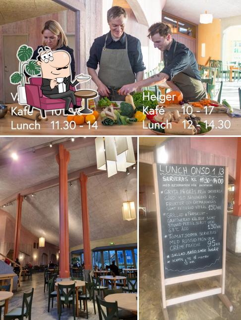 KulturMat restaurang & kafé is distinguished by interior and blackboard