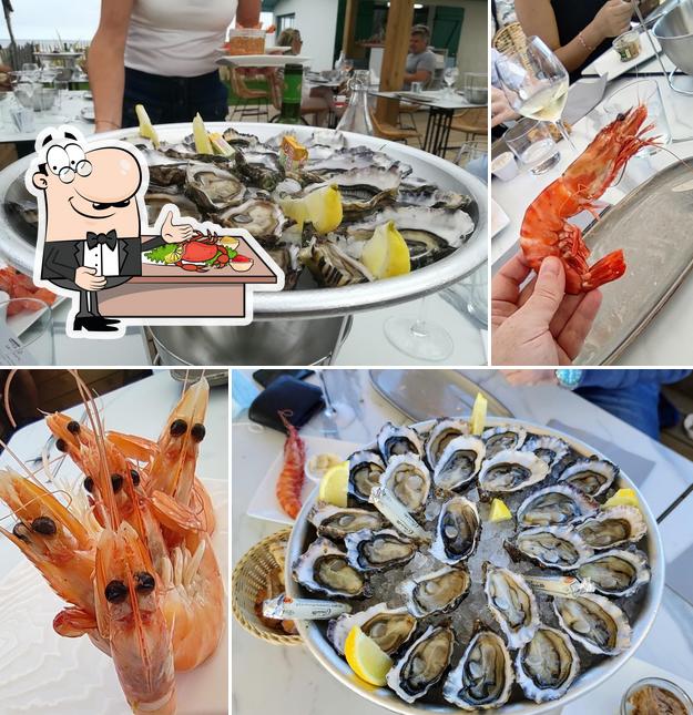 Commandez des fruits de mer à La Cahute Dégustation