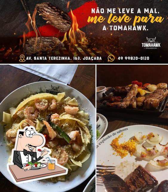 Comida em Tomahawk SteakHouse