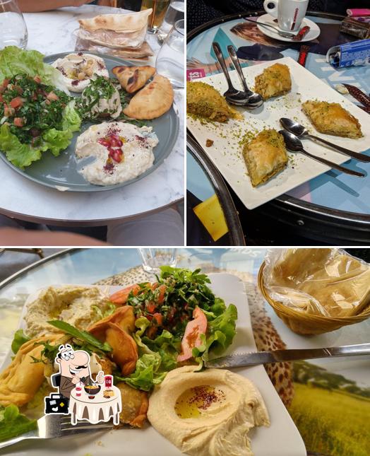 Nourriture à Falafel Café