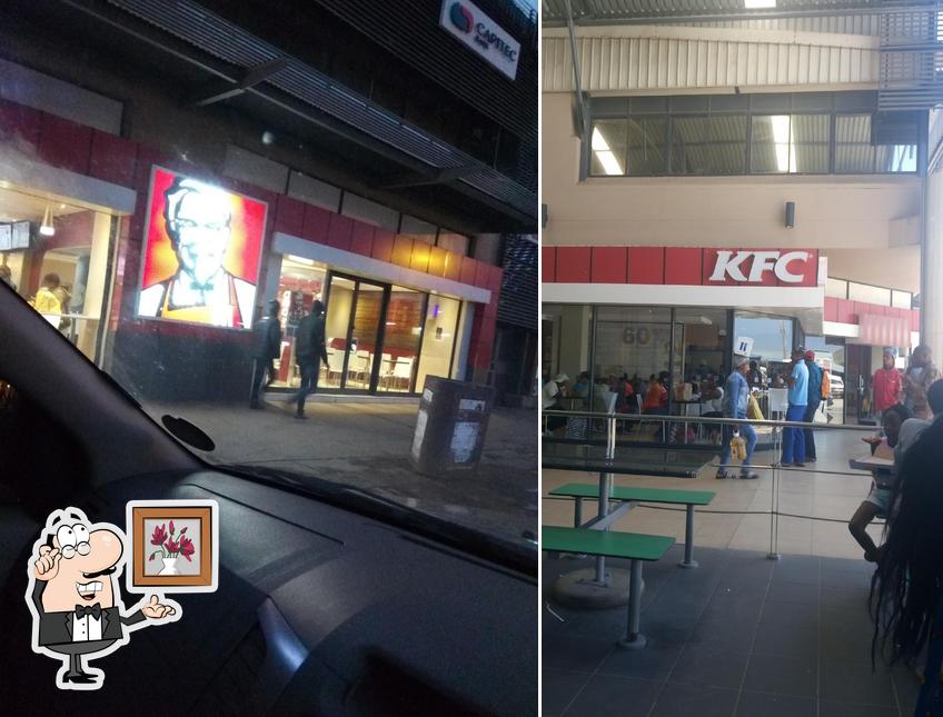 L'intérieur de KFC Kokstad