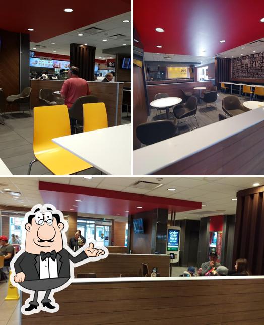 L'intérieur de McDonald's