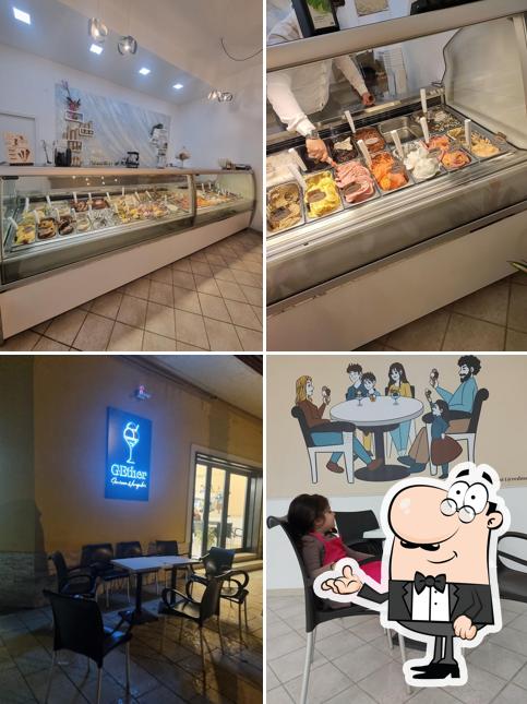 Gli interni di GEther Icecream & Loungebar