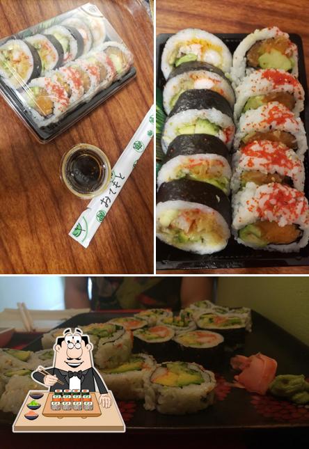 Essayez différentes options de sushi