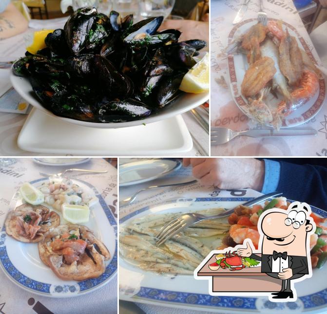 Prova tra i vari prodotti di cucina di mare offerti a Trattoria da Paladini