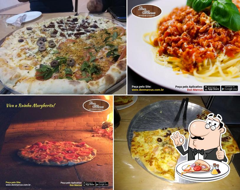 No Don Marcus Botequim E Pizzaria - Alcântara, você pode pedir pizza
