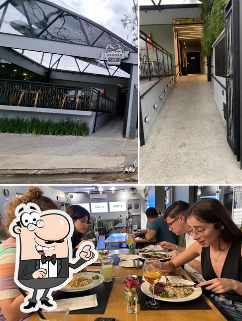 Entre diferentes coisas, exterior e comida podem ser encontrados no Hangar 13 Gastronomia - São José dos Campos