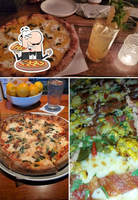 Try out pizza at The Parlor Pizzeria
