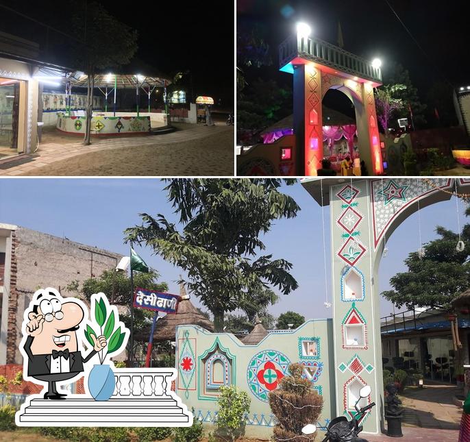 Enjoy the view at the outside area of Desi Dhani Restaurant