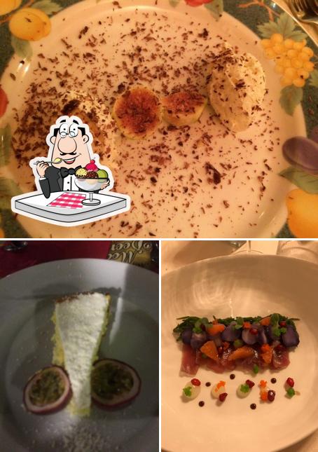 Hostaria I 2 Ladroni serve un'ampia varietà di dessert