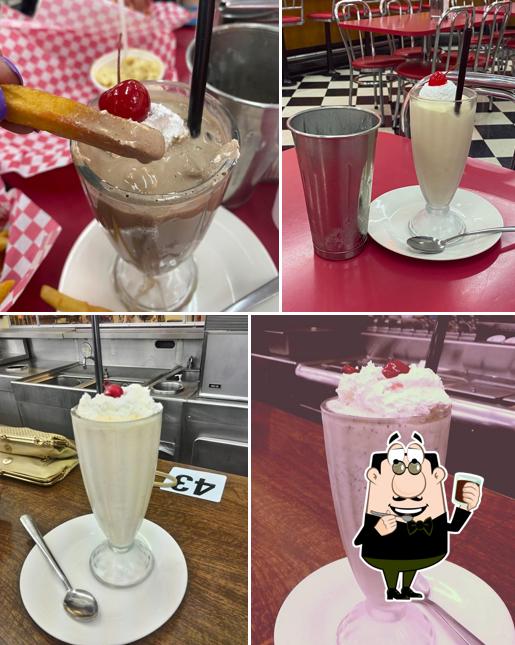 Enjoy a drink at Woolworth Diner