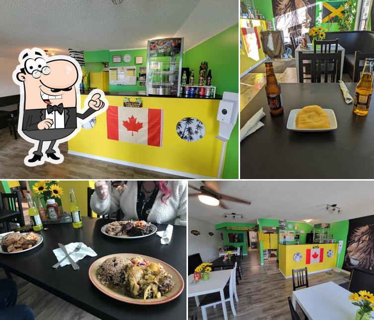 L'intérieur de Wally B's Jamaican Jerk Restaurant