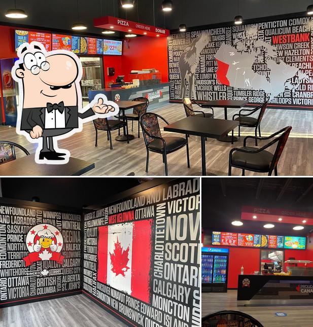 L'intérieur de Buster's Pizza & Donair