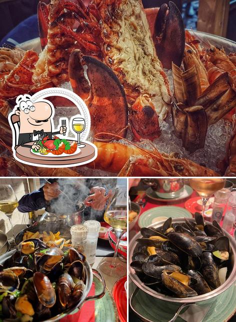 Get seafood at Carlton Brasserie