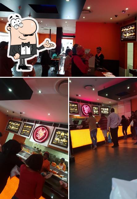 The interior of Chicken Licken