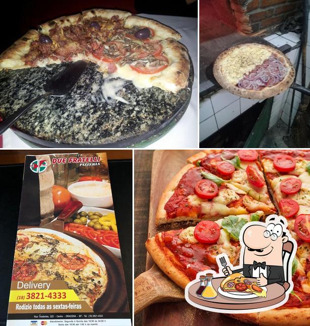 Experimente pizza no Due Fratelli Pizzaria