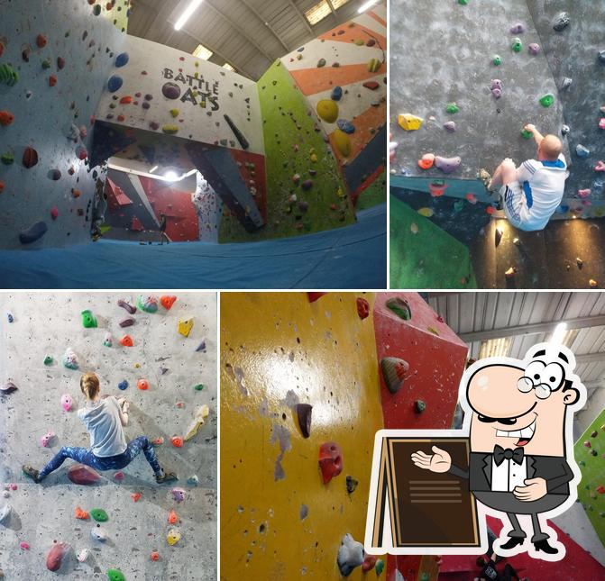 Enjoy the view at the outside area of Gravity Climbing Centre