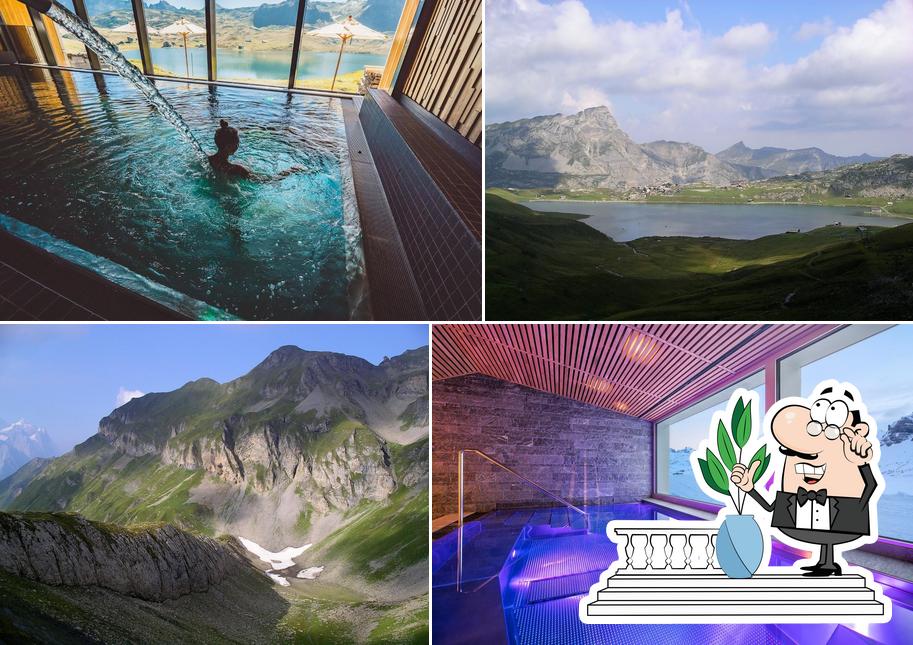 Goditi la vista dall'area esterna di Frutt Mountain Resort