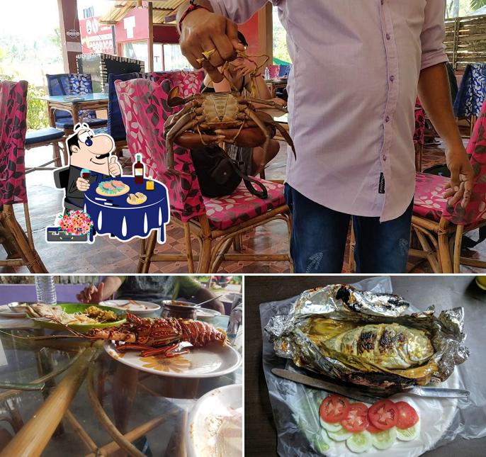 The guests of Golden Spoon can order different seafood dishes