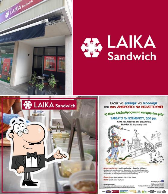 L'intérieur de Laika sandwich