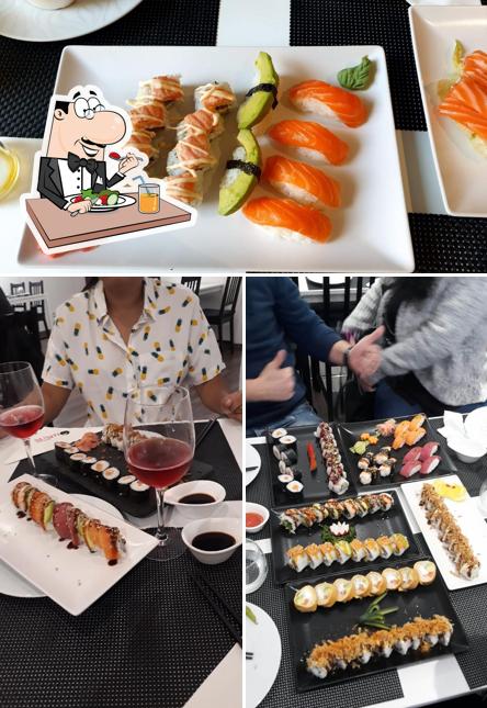 Platos en Sushi Deluxe