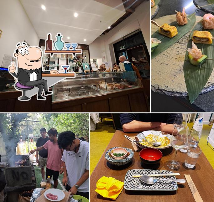 Gli interni di Gastronomia Yamamoto