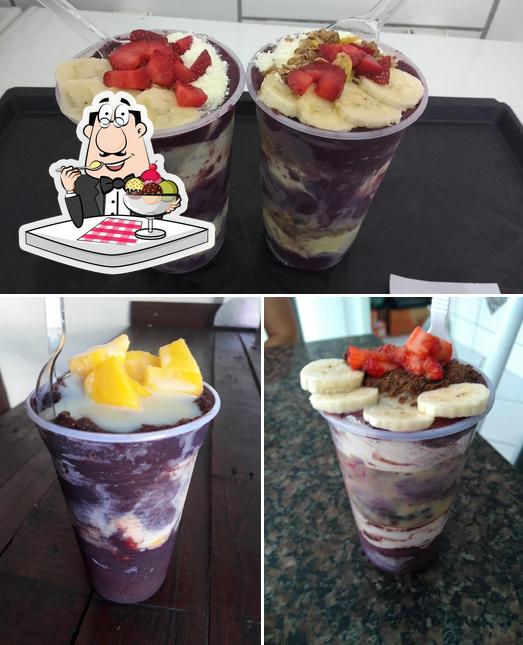 Açai Mix oferece uma escolha de pratos doces