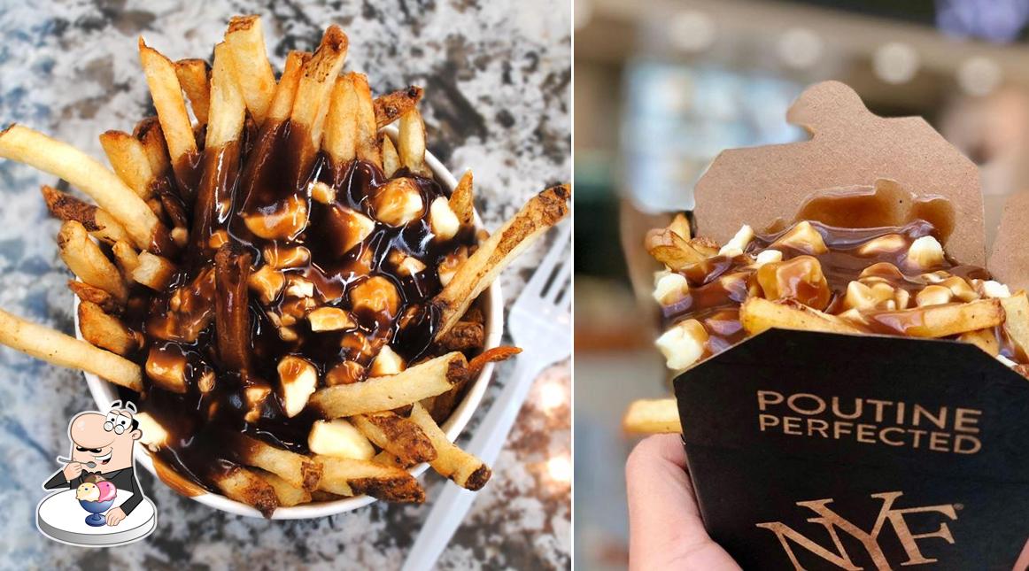 New York Fries Cataraqui Mall sert une variété de plats sucrés