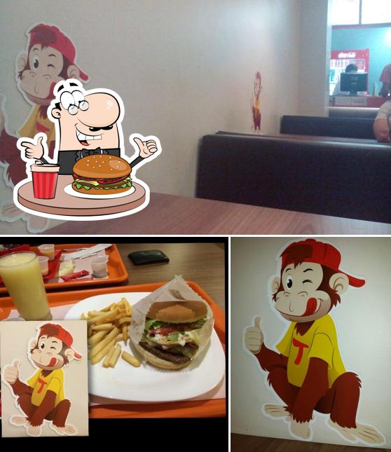 Consiga um hambúrguer no Truc's Burger