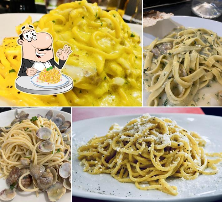 Spaghetti alla carbonara al Gusto GLAM