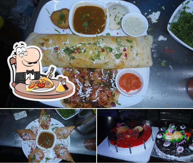 Pick various types of pizza