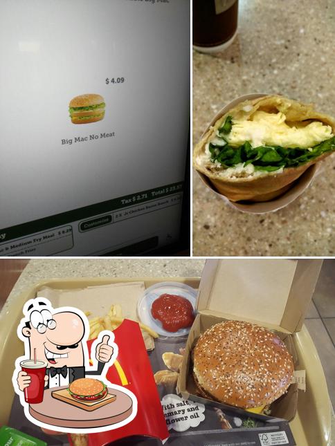 Prenez un hamburger à McDonald's