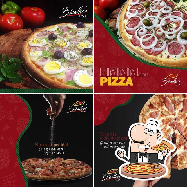 No Bicalho's Pizza, você pode conseguir pizza