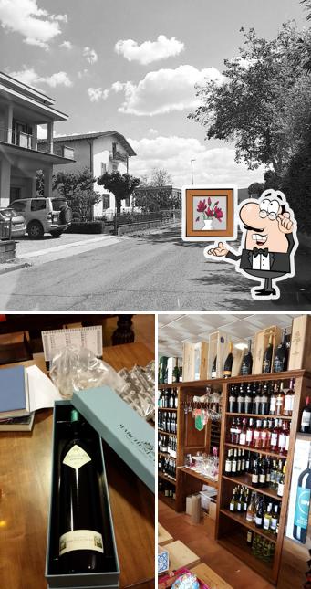 Gli interni di Enoteca Bere E'