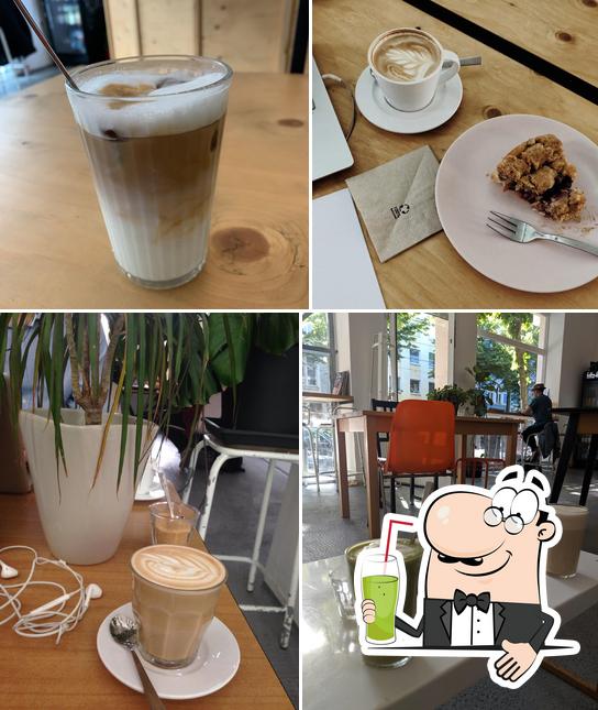 Enjoy a beverage at Manko Café und Workspace