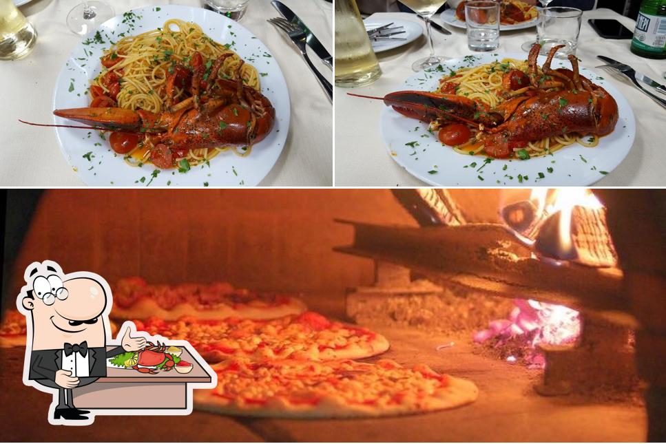 Goditi i sapori della cucina di mare a Trattoria Pizzeria La Pineta