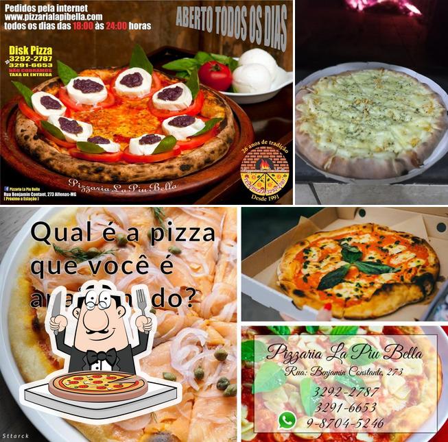 Peça pizza no Pizzaria La Piu Bella