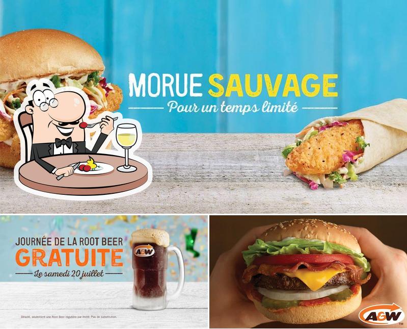 A&W St-Basile se distingue par sa nourriture et bière