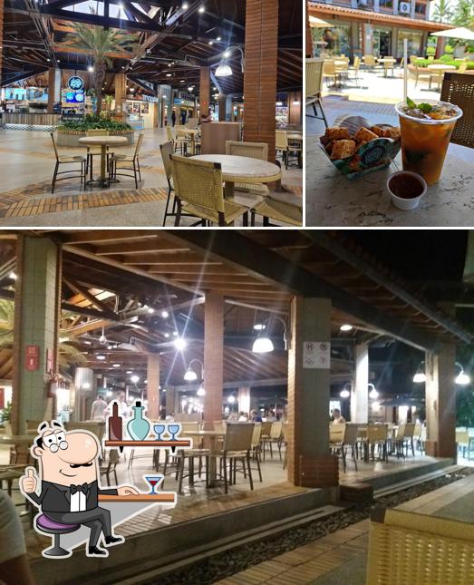 O interior do Beach Burger Riviera