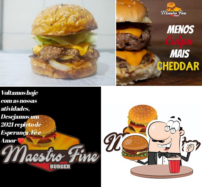 Os hambúrgueres do Maestro Fine Burger irão saciar diferentes gostos