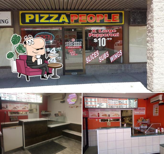 L'intérieur de Pizza People & Sub