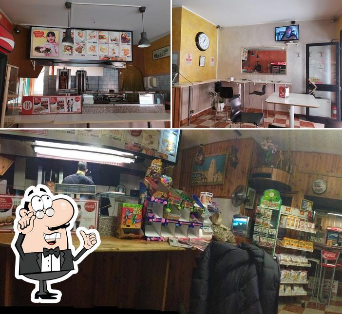 Gli interni di Kebab Djerba