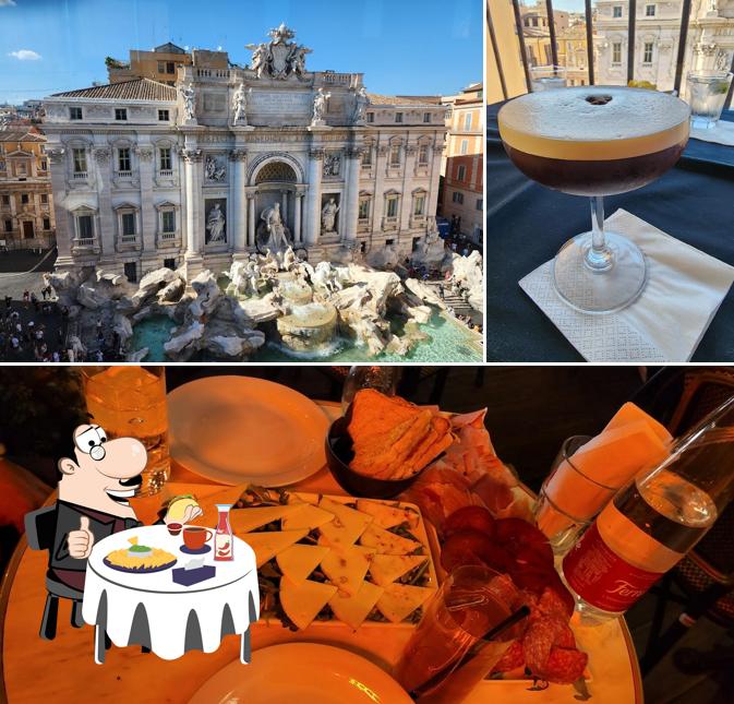 Piatto di formaggi al RoofTop Lounge Trevi