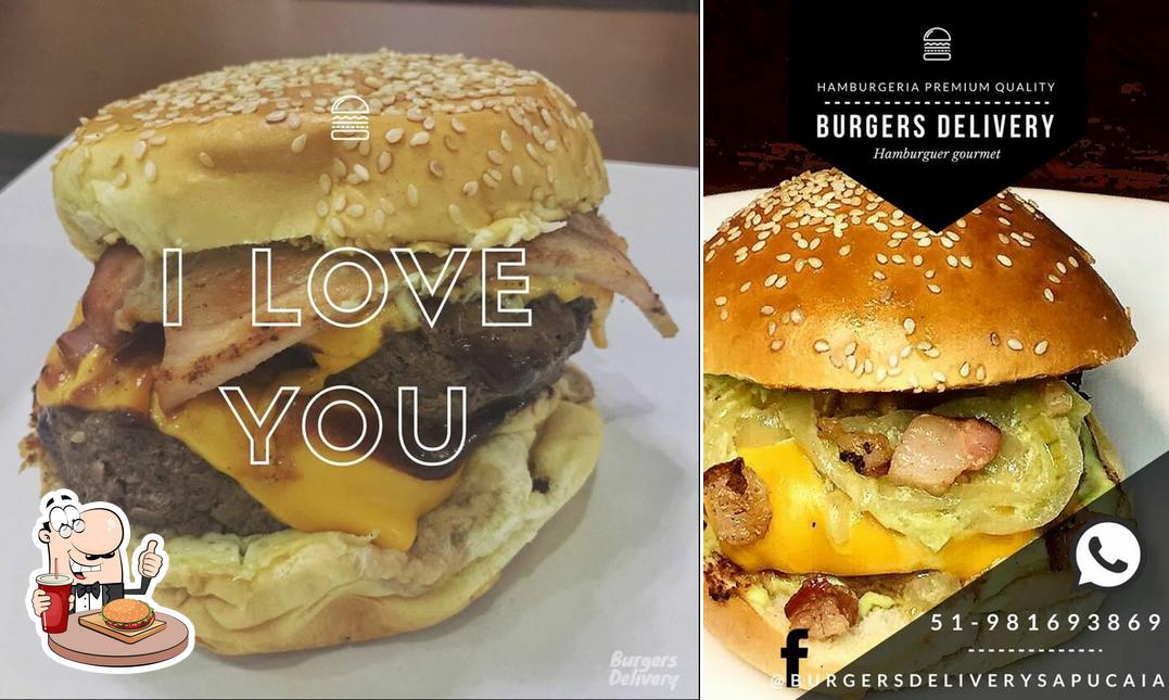 Os hambúrgueres do Burgers Delivery irão saciar uma variedade de gostos