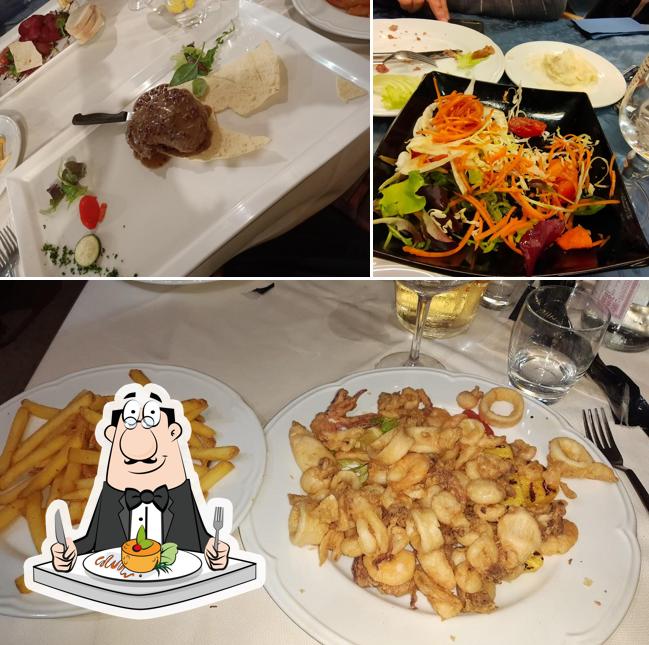 Cibo al ristorante falco d'oro snc