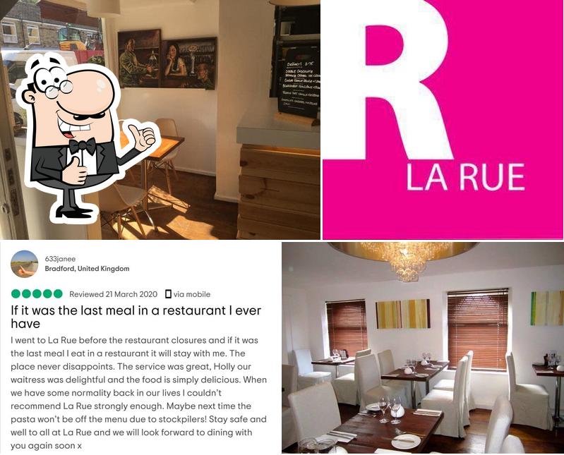 See the pic of La Rue Restaurant