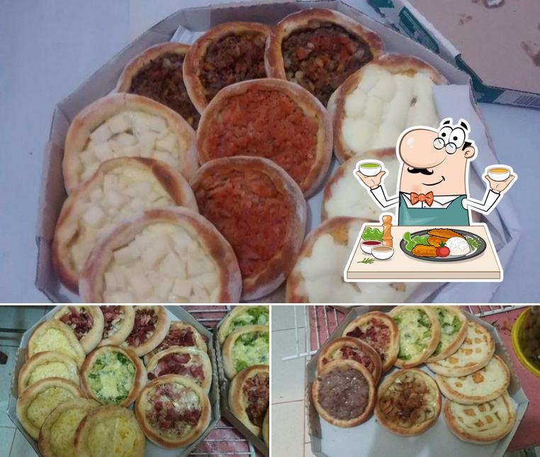 Platos en Pizzaria saborosa quadradas